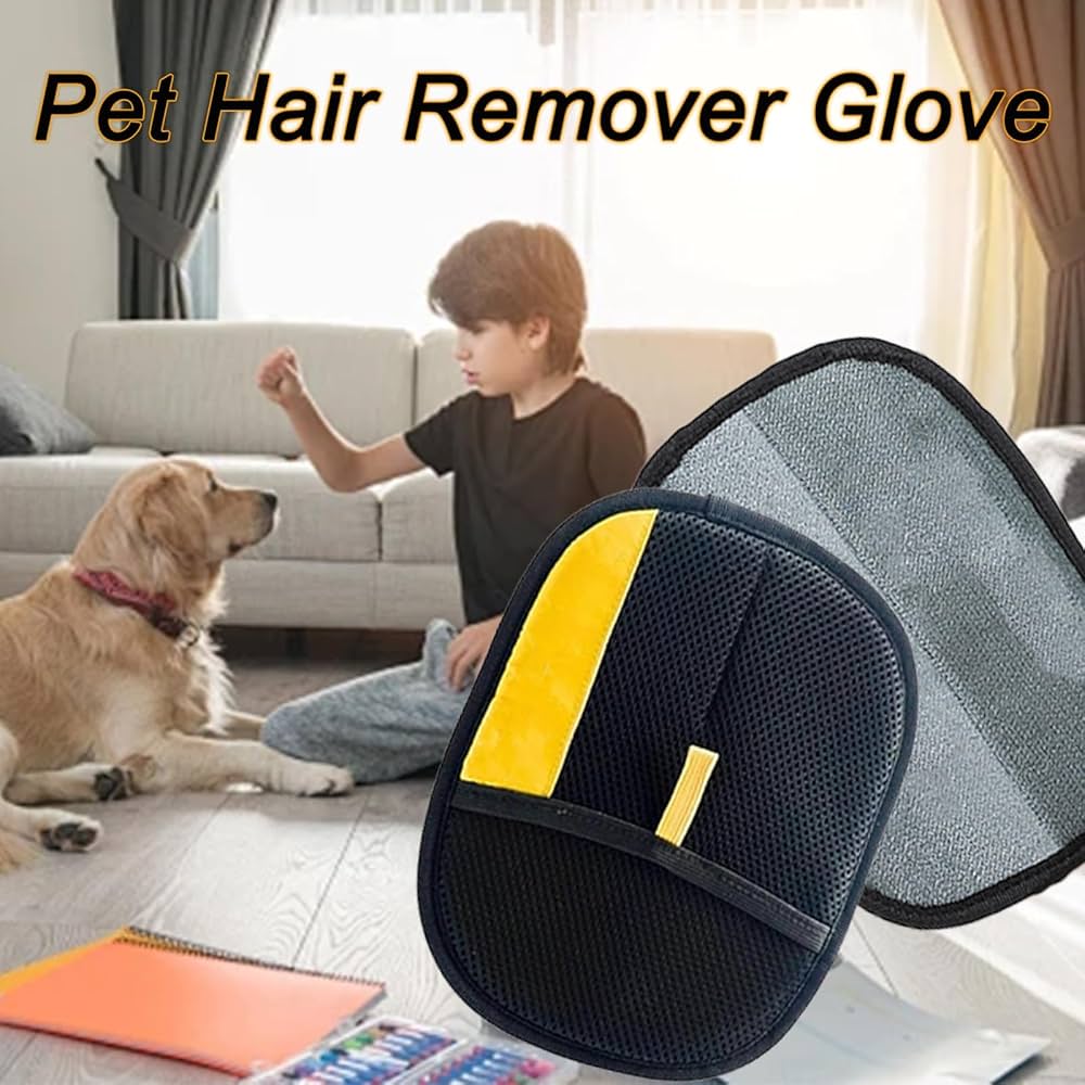 PET HAIR MAGIC REMOVAL GLOVES