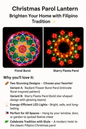 Christmas Parol Lantern – Brighten Your Home with Filipino Tradition
