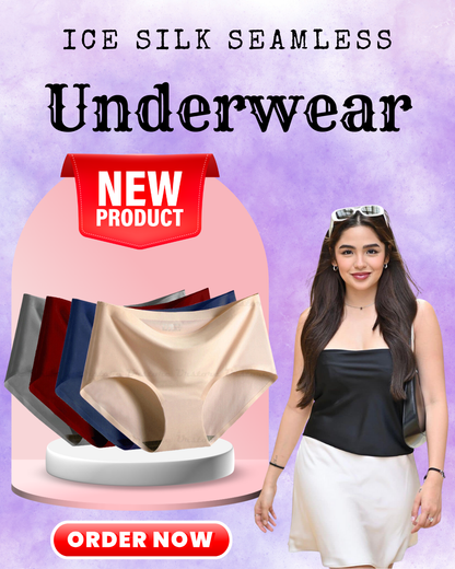 6 + 1 FREE Ice Silk Seamless Underwear