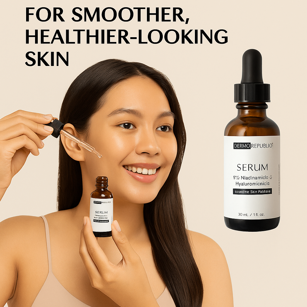 Niacinamide 5% + Hyaluronic Acid Serum – Gentle Power for a Radiant, Hydrated Glow