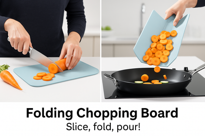 Buy 1 take 1 Free Foldable Cutting Board  – Chop, Fold & Pour Without the Mess!