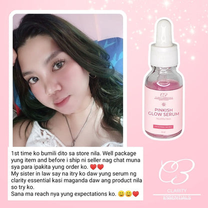 Pinkish Glow Serum - Glass Skin Serum | Whitening Serum | With SNAIL EXTRACT by Clarity Essentials