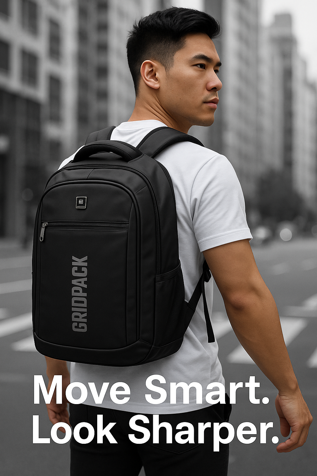 Multi-Compartment Waterproof Backpack — Built for Hustlers. Designed for All-Weather Grind.