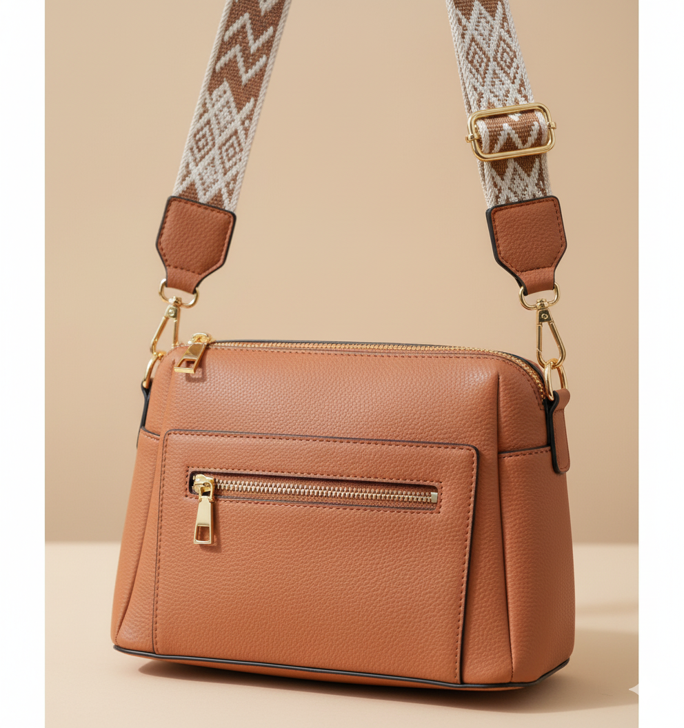 Wide-Strap Premium Sling Bag – Quiet Luxury Everyday