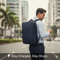 The “PowerMove” Laptop Backpack – Stay Charged. Stay Sharp.
