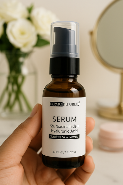 Niacinamide 5% + Hyaluronic Acid Serum – Gentle Power for a Radiant, Hydrated Glow