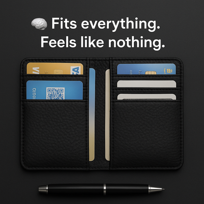 9 Pocket Ultra-Thin Card Holder Wallet — Slim, Sleek, & Smart