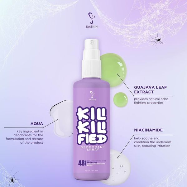 SOBRANG EFFECTIVE TALAGA NETONG SASKIN KILI KILI FIED DEODORANT SPRAY 60ML AND NIGHT CREAM