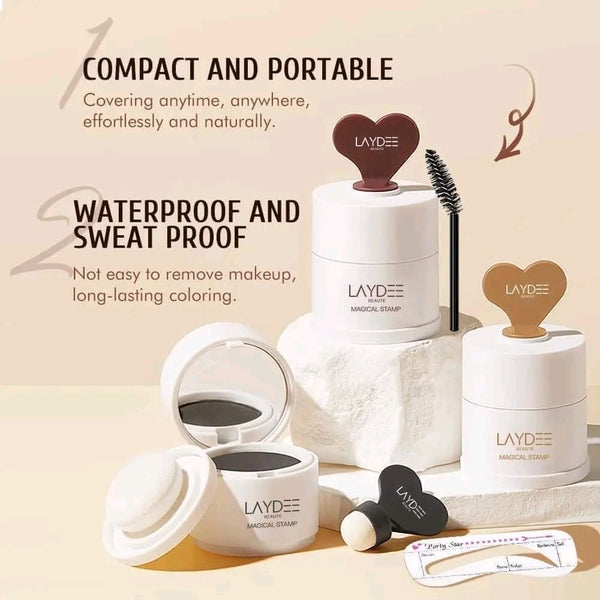 LAYDEE MAGICAL STAMP EYEBROW AND HAIRLINE POWDER