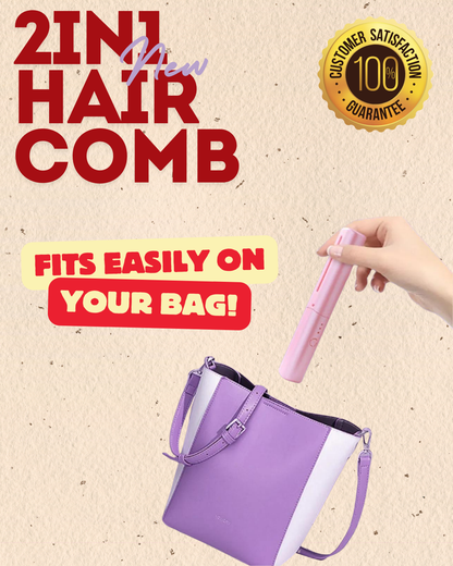 Non-Chalant Favorite ng mga Content Creator tong 2 in 1 Mini Straight Hair heat Comb Straightener