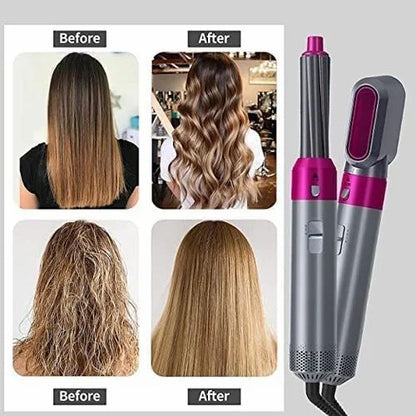 AUTHENTIC 5 IN 1 HAIR STYLING COMB STRAIGHTENER
