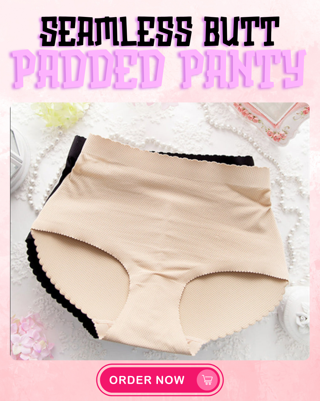 Seamless Butt Padded Underwear Panty