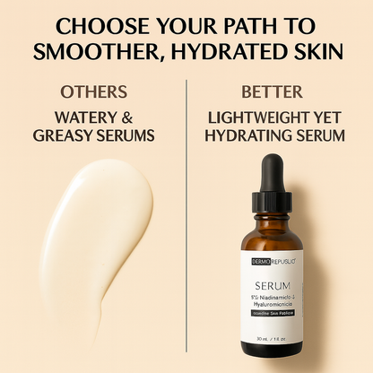 Niacinamide 5% + Hyaluronic Acid Serum – Gentle Power for a Radiant, Hydrated Glow