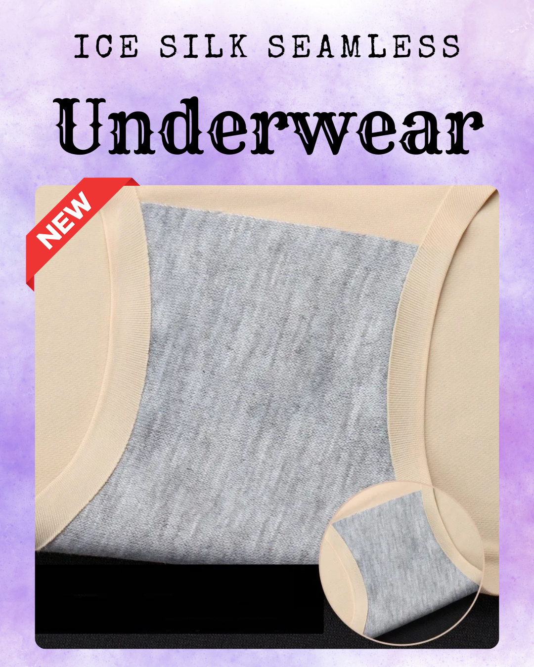 6 + 1 FREE Ice Silk Seamless Underwear