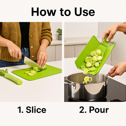 Buy 1 take 1 Free Foldable Cutting Board  – Chop, Fold & Pour Without the Mess!