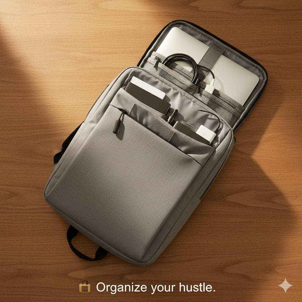 The “PowerMove” Laptop Backpack – Stay Charged. Stay Sharp.