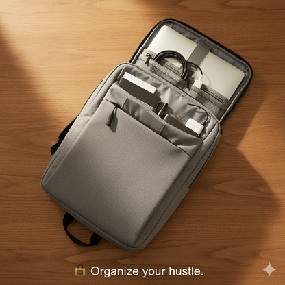 The “PowerMove” Laptop Backpack – Stay Charged. Stay Sharp.