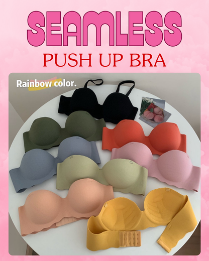 SEAMLESS PUSH UP BRA NON-WIRE