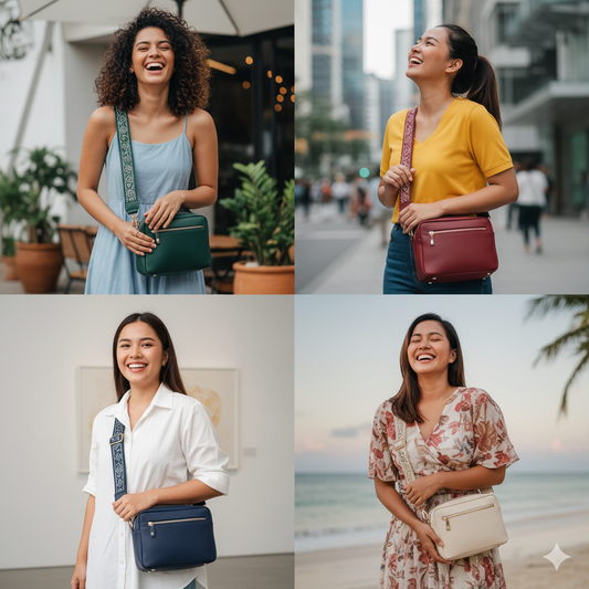 Wide-Strap Premium Sling Bag – Quiet Luxury Everyday