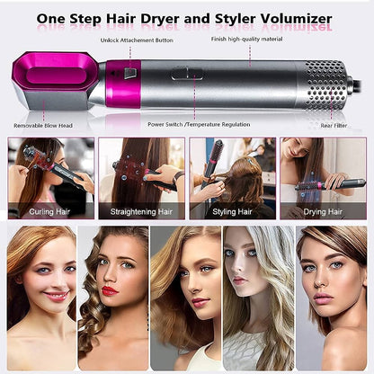AUTHENTIC 5 IN 1 HAIR STYLING COMB STRAIGHTENER