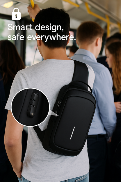 Anti-Theft Crossbody Sling Bag