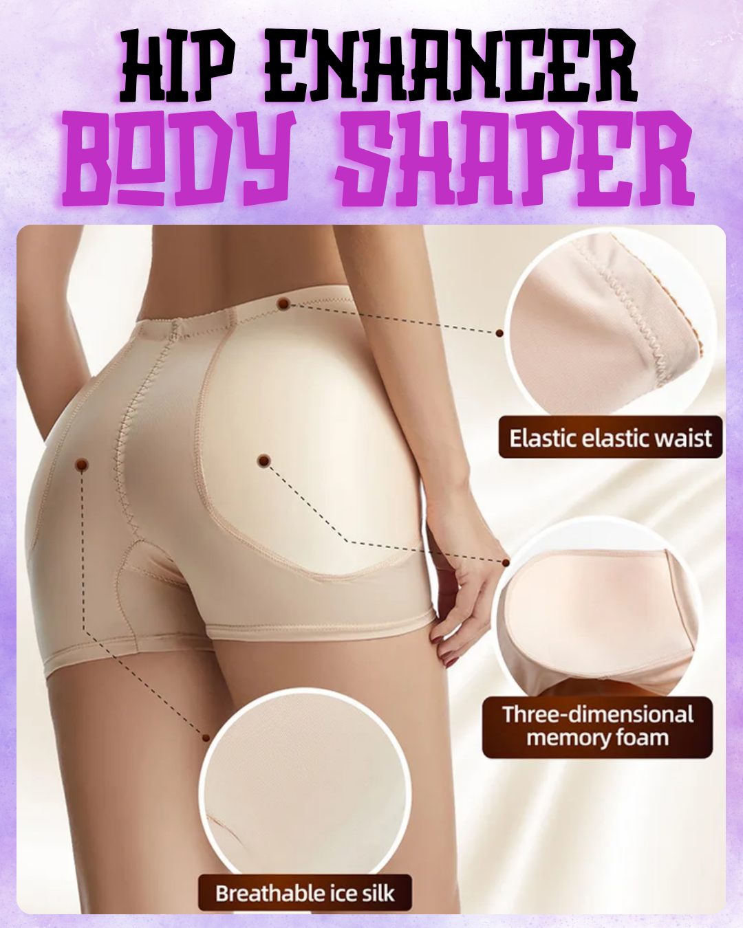 Hip Enhancer Body Shaper Seamless Underwear