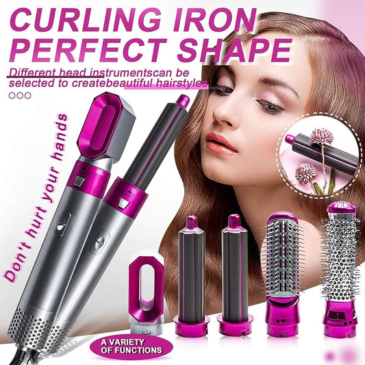 AUTHENTIC 5 IN 1 HAIR STYLING COMB STRAIGHTENER