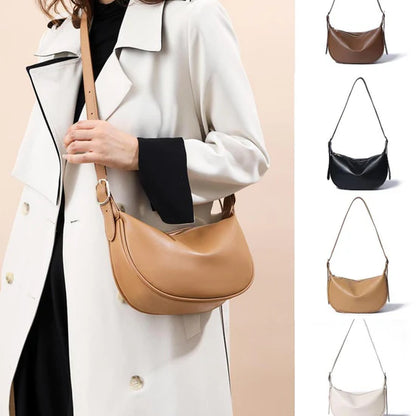 Leather Dumpling Bag