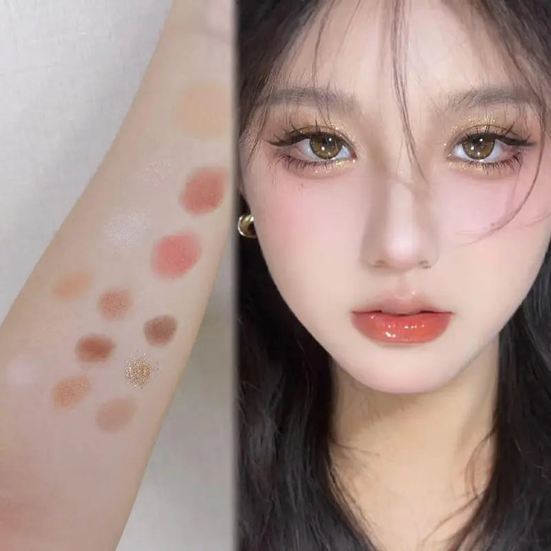 🪞 DW 3 Layers Eyeshadow, Face Powder & Blusher Set – The Secret to Effortless Glow in One Compact