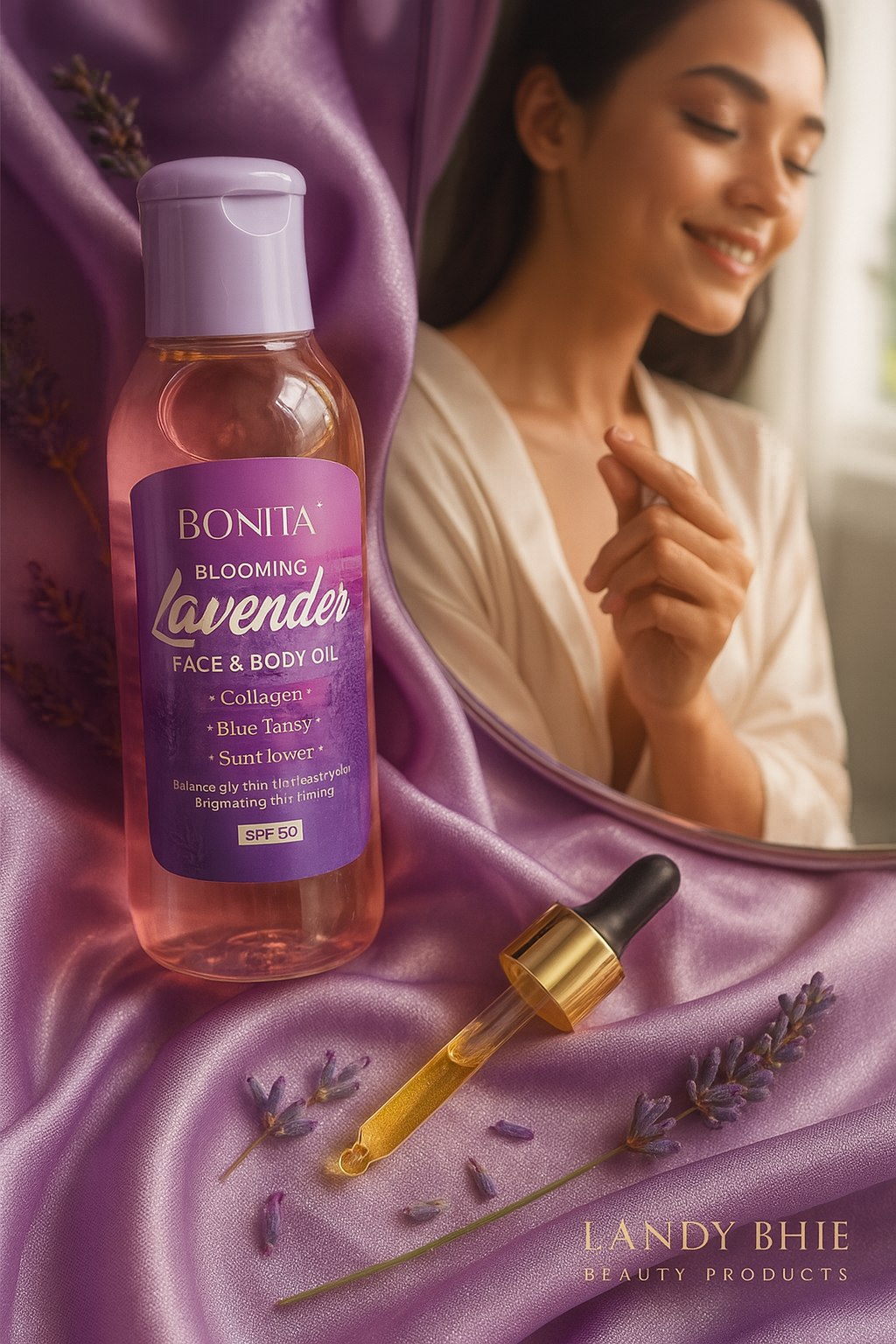 Bonita Lavender Face and Body Oil SPF30 100ml Buy 1 take 1