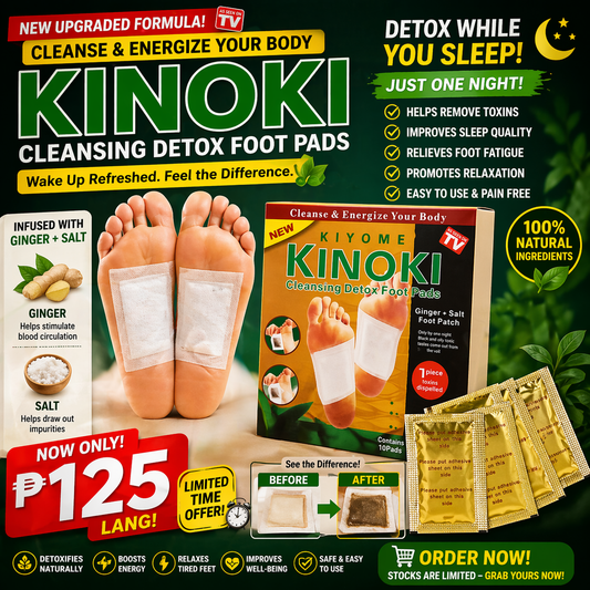 Kinoki Cleaning Detox Foot Pad - 10Pads