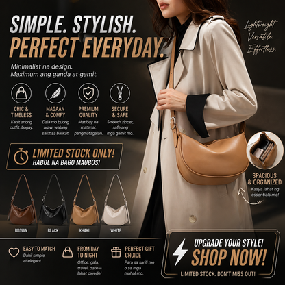 Leather Dumpling Bag