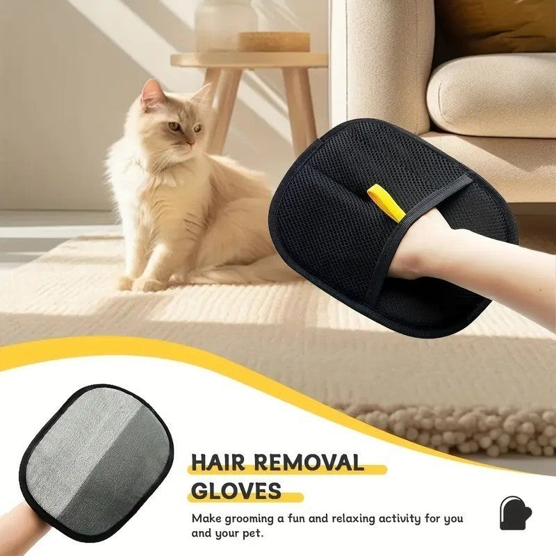 PET HAIR MAGIC REMOVAL GLOVES