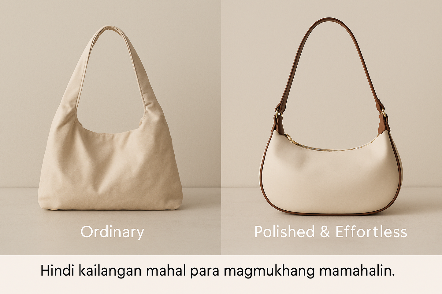 Leather Dumpling Bag
