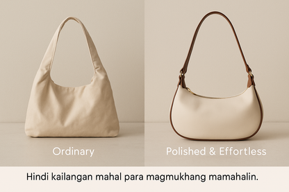 Leather Dumpling Bag