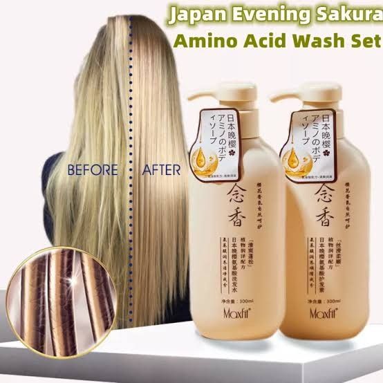 ORIGINAL Japan Evening Sakura Amino Acid Nianxiang Series 650ML