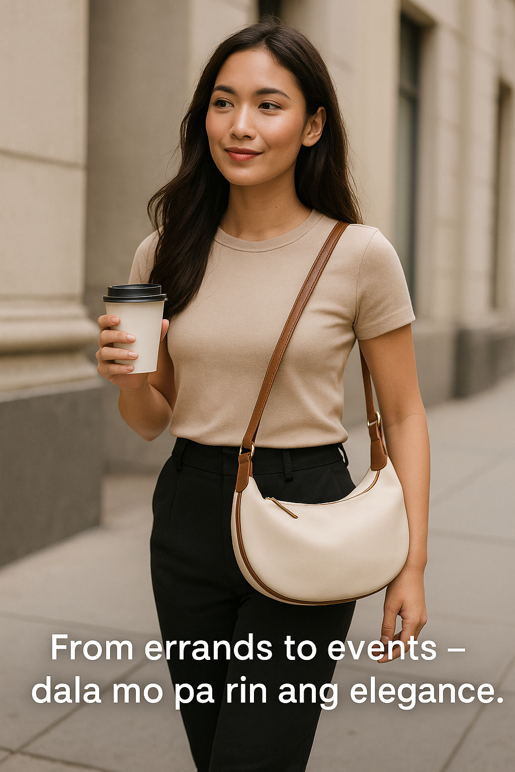 Leather Dumpling Bag