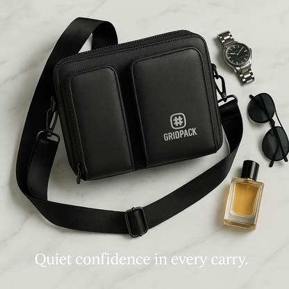 Dual Compartment Sling Bag for Men (Smart, Sleek, Everyday Carry) FREE SHIPPING
