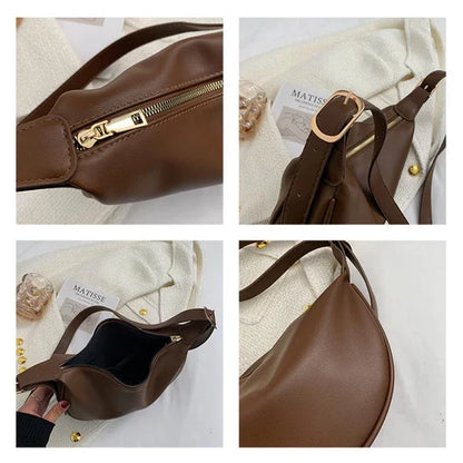 Leather Dumpling Bag