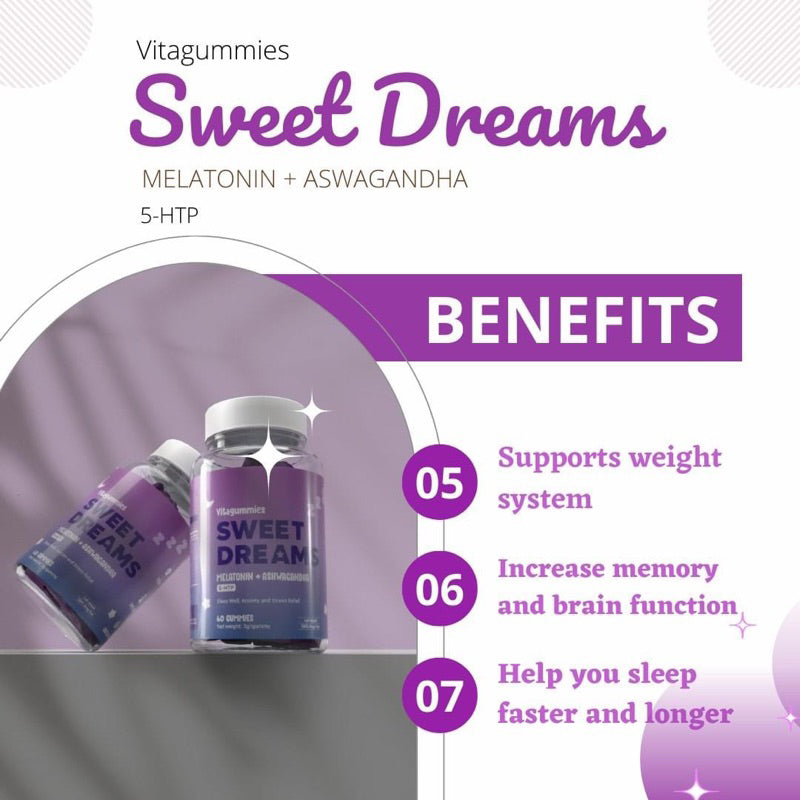 Vitabears Gummies - Sleep Vitamins, Detox Vitamins, Fat Buster, Skin Vitamins and Flawless Glow