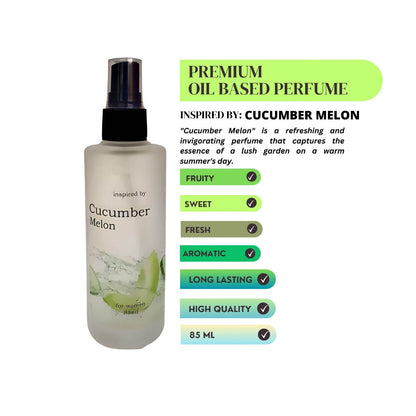 Cucumber Melon Oil Based Perfume for Women 85ml