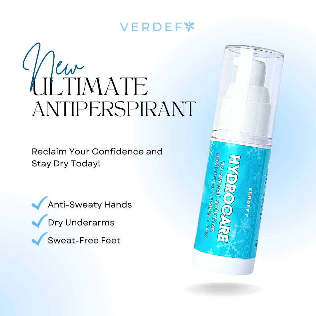 HYDROCARE (PASMA REMOVER) Solution for Hyperhidrosis & Anti-bacterial for Foot, Hand & Underarm