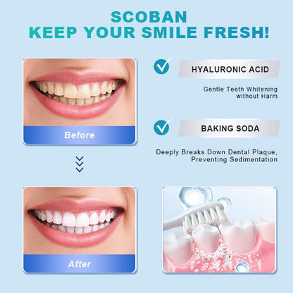 Scoban Teeth Whitening Toothpaste with Baking Soda