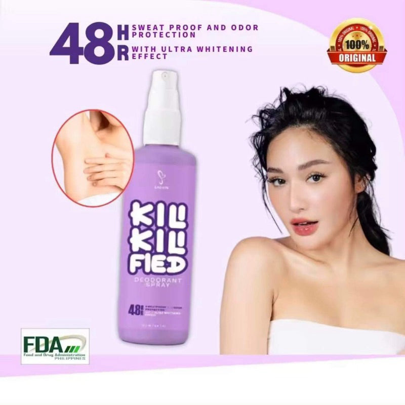 SOBRANG EFFECTIVE TALAGA NETONG SASKIN KILI KILI FIED DEODORANT SPRAY 60ML AND NIGHT CREAM