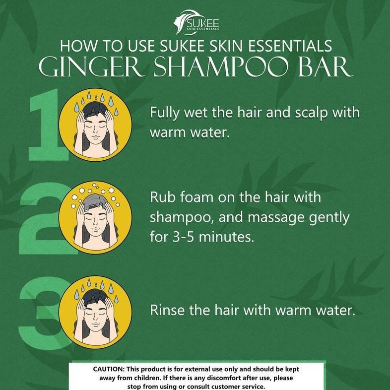 SUKEE Ginger Shampoo Bar 60g