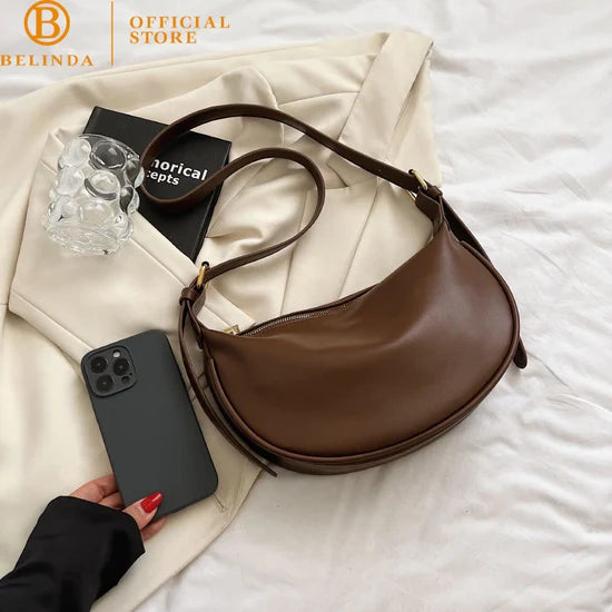Leather Dumpling Bag