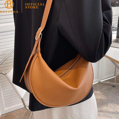 Leather Dumpling Bag