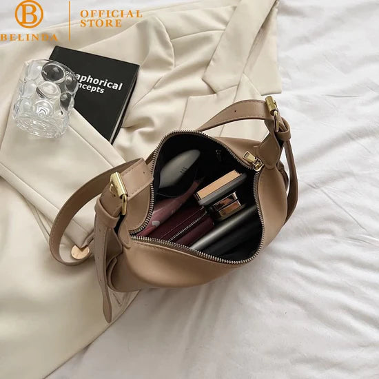 Leather Dumpling Bag
