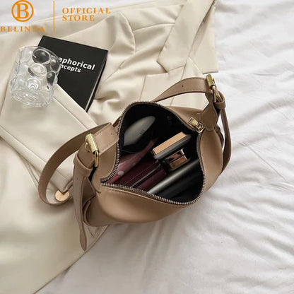 Leather Dumpling Bag