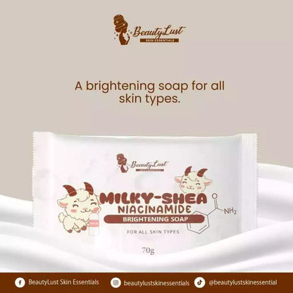 BeautyLust Milky-Shea Niacinamide Brightening Soap